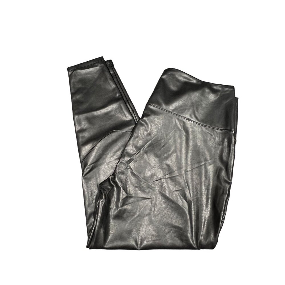 Zenana‎ Start Me Up Plus Faux Leather Leggings Womens 3XL Black Pants Boutique